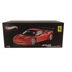 Hot Wheels 1:43 scale item X2861 Elite Ferrari 458 Italia 8C GT2 Launch Version 2011 Lim.Ed. 5000 pcs