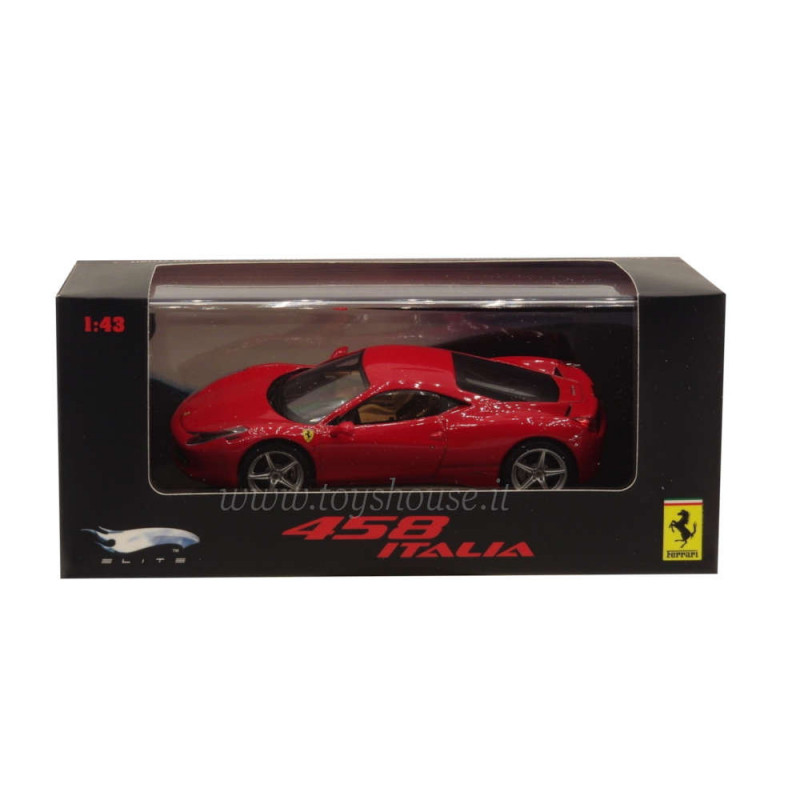 Hot Wheels 1:43 scale item P9953 Elite Ferrari 458 Italia 8C Lim.Ed. 10000 pcs