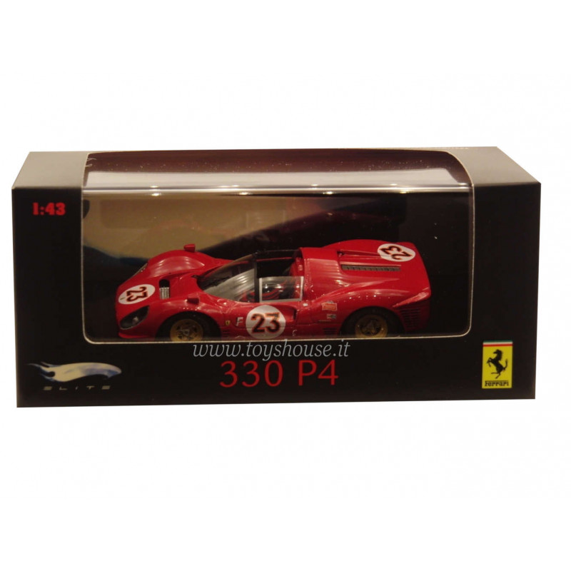 Hot Wheels 1:43 scale item P9958 Elite Ferrari 330 P4 Amon/Bandini 1967 (Winner 24h Daytona) Lim.Ed. 10000 pcs