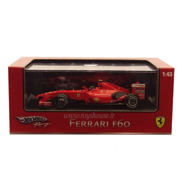 Hot Wheels scala 1:43 articolo P9963 Racing Ferrari F60 Raikkonen 2009