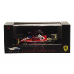 Hot Wheels 1:43 scale item T6272 Elite Ferrari 312 T3 Villeneuve 1978 (Winner GP Canada) Lim.Ed. 5000 pcs
