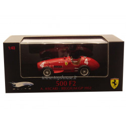 Hot Wheels 1:43 scale item T6274 Elite Ferrari 500 F2 Ascari 1952 (GP Belgium) Lim.Ed. 5000 pcs