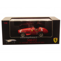 Hot Wheels scala 1:43 articolo T6274 Elite Ferrari 500 F2 Ascari 1952 (GP Belgio) Ed.Lim. 5000 pz
