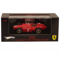 Hot Wheels scala 1:43 articolo T6276 Elite Ferrari D50 Fangio 1956 (Vince GP Inghilterra) Ed.Lim. 5000 pz