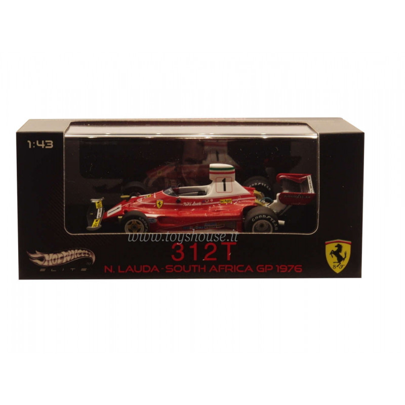 Hot Wheels scala 1:43 articolo V8370 Elite Ferrari 312 T Lauda 1976 (GP Sud Africa) Ed.Lim. 5000 pz