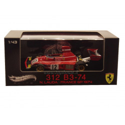 Hot Wheels 1:43 scale item V8371 Elite Ferrari 312 B3-74 Lauda 1974 (GP France) Lim.Ed. 5000 pcs