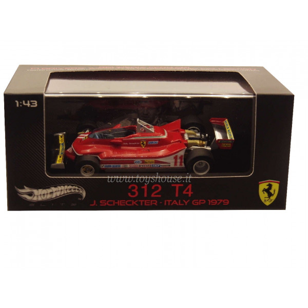 Hot Wheels scala 1:43 articolo V8372 Elite Ferrari 312 T4 Scheckter 1979 (GP Italia) Ed.Lim. 5000 pz