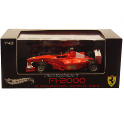 Hot Wheels 1:43 scale item V8379 Elite Ferrari F1-2000 Schumacher 2000 (GP Japan) Lim.Ed. 5000 pcs