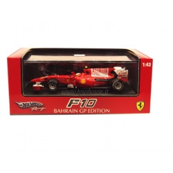Hot Wheels 1:43 scale item T6289 Racing Ferrari F10 Alonso 2010 (GP Bahrain)