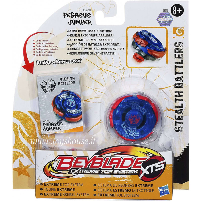 Beyblade Stealth Battlers Pegasus Jumper Extreme Top System XTS Hasbro