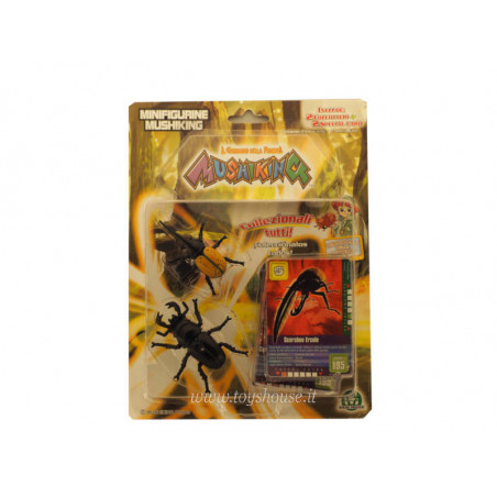 Mushiking The Guardian Of The Forest Blister 2 Beetles & 2 Cards Hasbro 2015 Action Figure