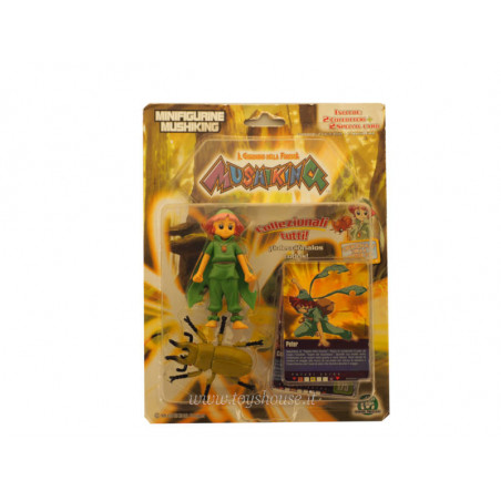 Mushiking The Guardian Of The Forest Blister Peter & Beetle & 2 Cards 2015 Action Figure