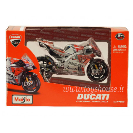 Maisto 1:18 scale item 34593 Ducati Desmosedici GP18 Andrea Dovizioso