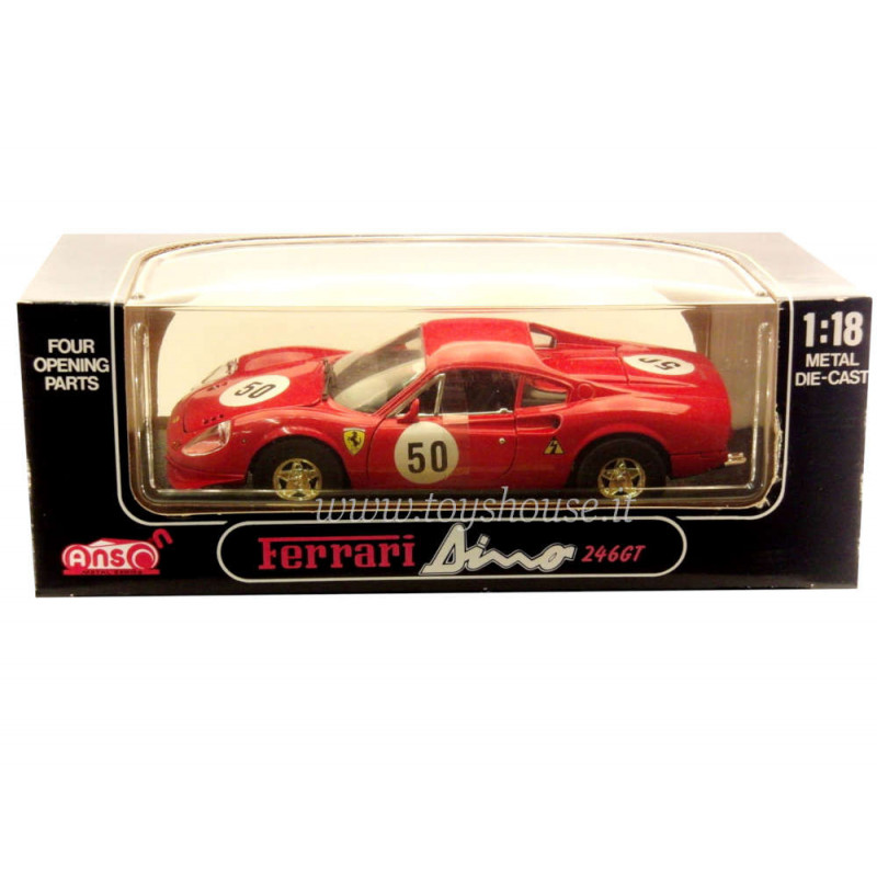 Anson 1:18 scale item 30359 Ferrari Dino 246 GT n.50