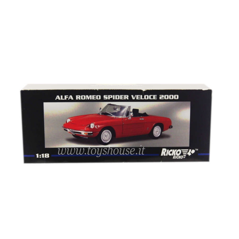 Ricko 1:18 scale item 32107 Alfa Romeo Spider Veloce
