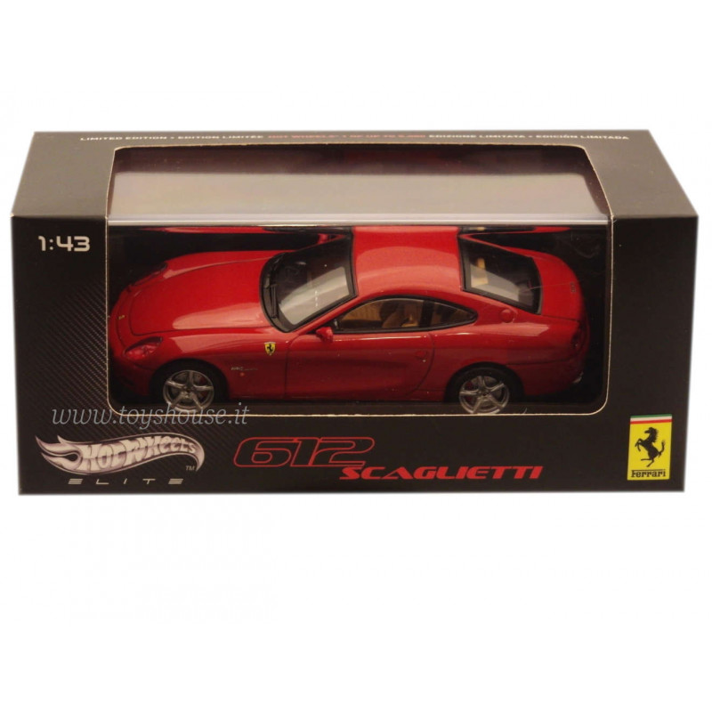Hot Wheels 1:43 scale item V8375 Elite Ferrari 612 Scaglietti Lim.Ed. 5000 pcs