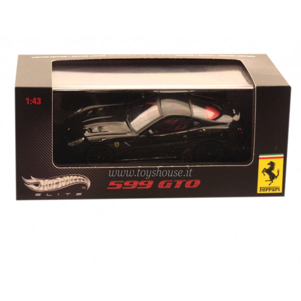 Hot Wheels 1:43 scale item T6932 Elite Ferrari 599 GTO 2010 Lim.Ed. 10000 pcs