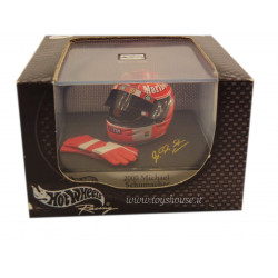 Hot Wheels 1:8 scale item 26140 Racing Schumacher Helmet w/Gloves 2000
