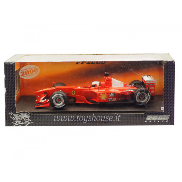 Hot Wheels 1:18 scale item 26738 Racing Ferrari F2000 Barrichello 2000 (No Decals)