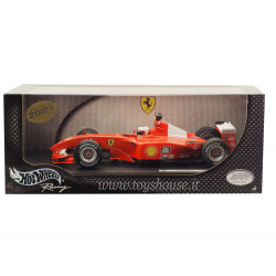 Hot Wheels 1:18 scale item 50203 Racing Ferrari F2001 Barrichello 2001 (No Decals)