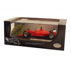 Hot Wheels 1:43 scale item 50213 Racing Ferrari F2001 Schumacher 2001 (No Decals GP Monza 9/11 Black Nose)