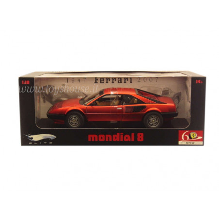 Hot Wheels 1:18 scale item L2984 Elite Ferrari Mondial 8 60th Anniversary Lim.Ed. 6060 pcs