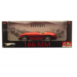 Hot Wheels 1:18 scale item L2990 Elite Ferrari 166 MM Spider 60th Anniversary Lim.Ed. 6060 pcs