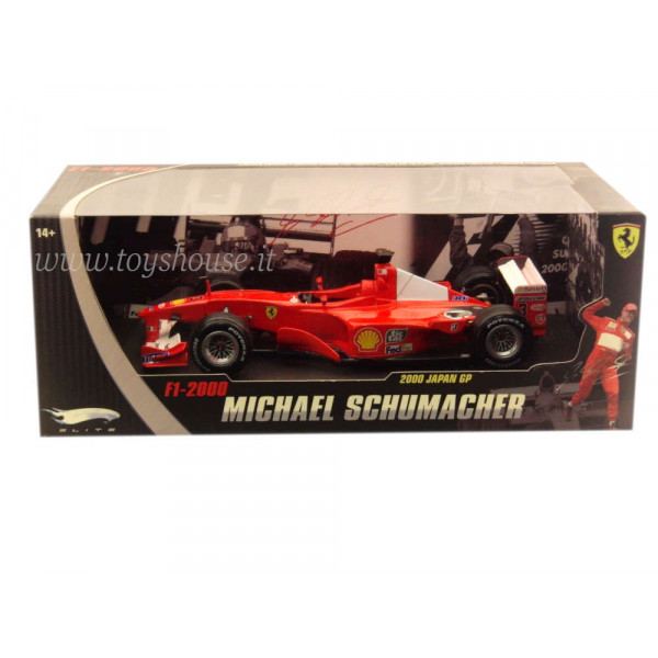 Hot Wheels 1:18 scale item N2074 Elite Ferrari F2000 Schumacher 2000 (Winner GP Japan) Lim.Ed. 5555 pcs
