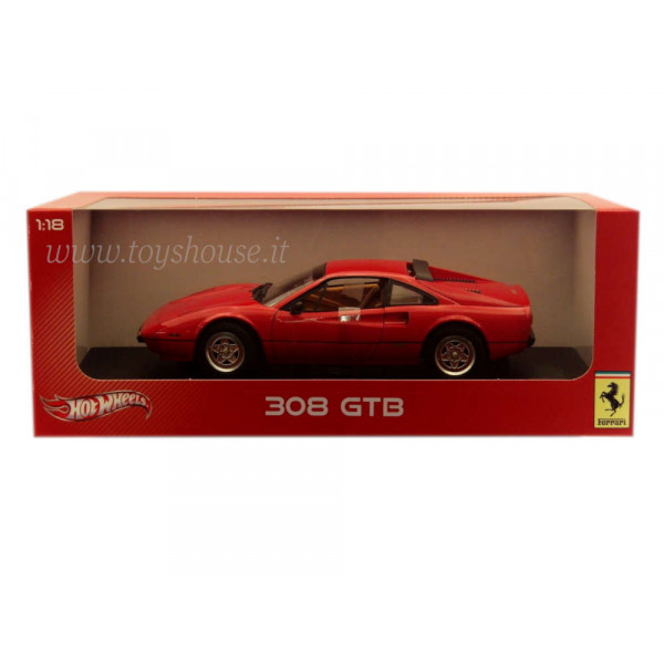 Hot Wheels 1:18 scale item W1775 Foundation Ferrari 308 GTB 1978