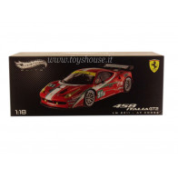 Hot Wheels scala 1:18 articolo X5472 Elite Ferrari 458 Italia GT2 AF Corse LM 2011 Ed.Lim. 5000 pz