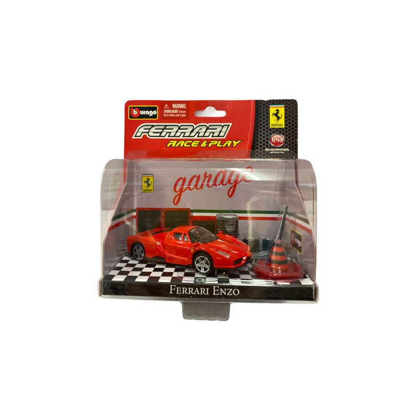 Bburago scala 1:43 articolo 18-31100 Ferrari Race and Play Garage