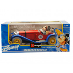 Bburago 1:18 scale item 21501 Disney Collection Mercedes Benz SSK Mickey Mouse