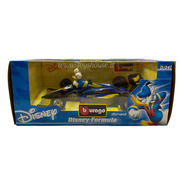 Bburago 1:24 scale item 2903 Disney Collection F1 Racing Donald