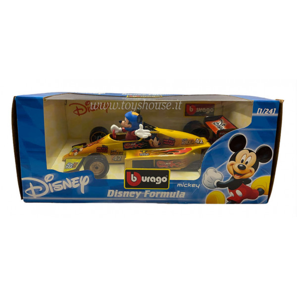 Bburago 1:24 scale item 2910 Disney Collection F1 Racing Mickey Mouse