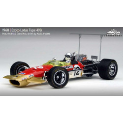 Exoto scala 1:18 articolo GPC97006 Grand Prix Classics Collection Lotus Type 49B - Mario Andretti