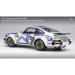 Exoto 1:18 scale item RLG18096 Racing Legends Collection Porsche 934 RSR Group 4 Winner Le Mans 24 Hours