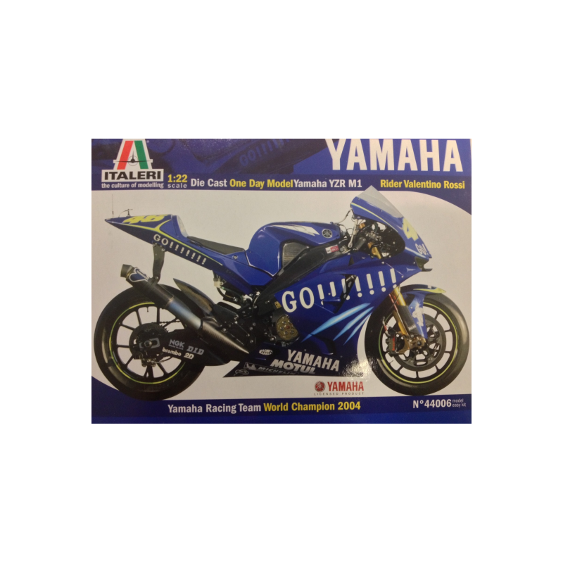 44006 - Yamaha YZR-M1 World Champion Rossi 2004 Model Kit