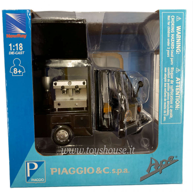 New Ray 1:18 scale item 68043 Ape Piaggio Coffee Machine