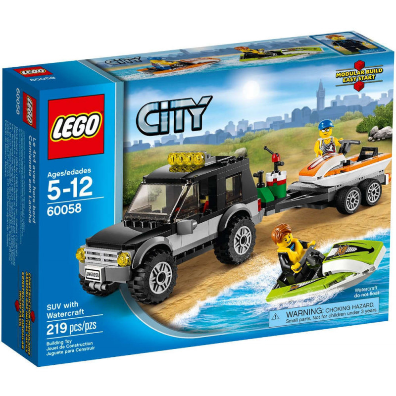 Lego City 60058 SUV with Watercraft