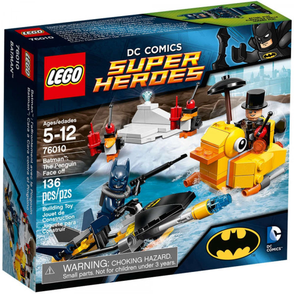 Lego DC Comics Super Heroes 76010 Batman Resa Dei Conti con Il Pinguino