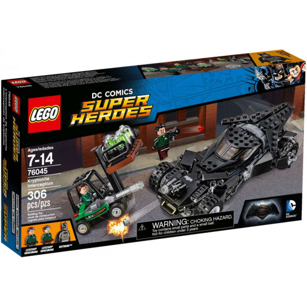 Lego DC Comics Super Heroes 76045 L'Intercettamento della Kryptonite