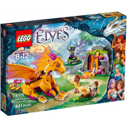 Lego Elves 41175 La Grotta Lavica del Dragone di Fuoco