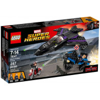 Lego Marvel Super Heroes 76047 L'Inseguimento di Pantera Nera