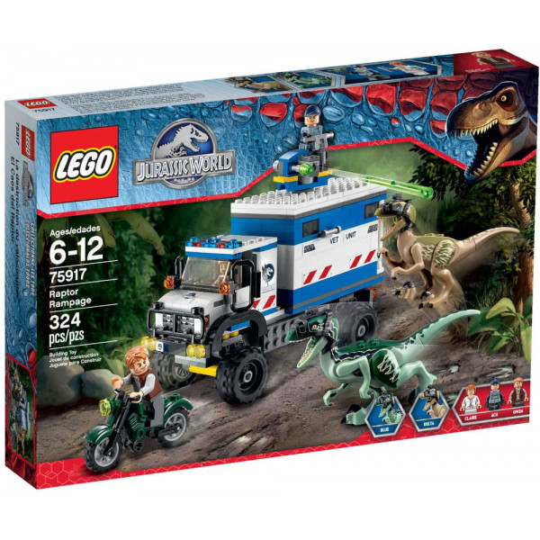 Lego Jurassic World 75917 L'attacco del Raptor
