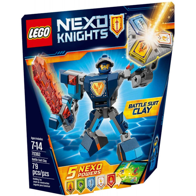 Lego Nexo Knights 70362 Tuta da Battaglia di Clay