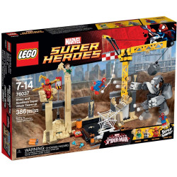 Lego Marvel Super Heroes 76037 L'Alleanza Criminale di Rhino e l'Uomo Sabbia