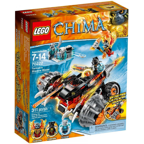 Lego Legends of Chima 70222 La Moto Ombra di Tormak