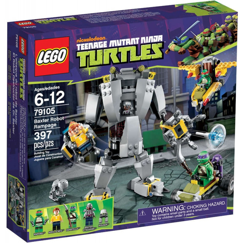 Lego Teenage Mutant Ninja Turtles 79105 Baxter Robot Rampage