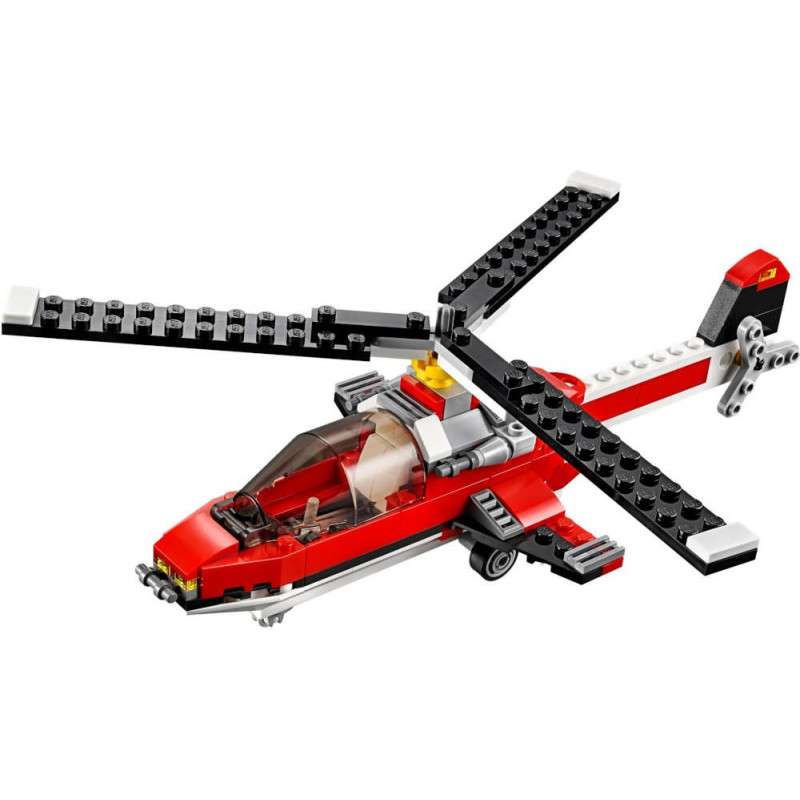 Lego Creator 31099 Aereo a Elica, Elicottero, Aeroplano 3in1 6 Anni