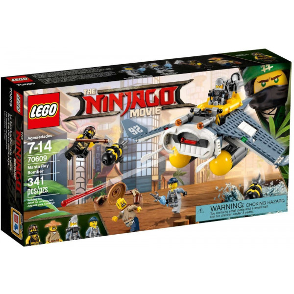 Lego The LEGO Ninjago Movie 70609 Bomber Manta Ray